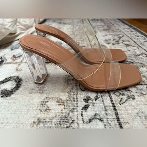 ZARA Transparent Heel Sandals